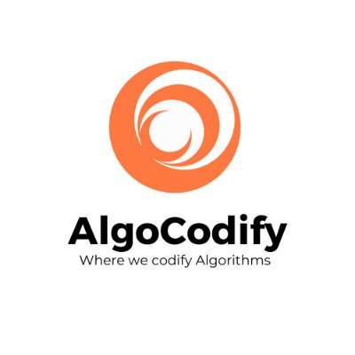 AlgoCodify's profile picture. Where we Codify Algorithms