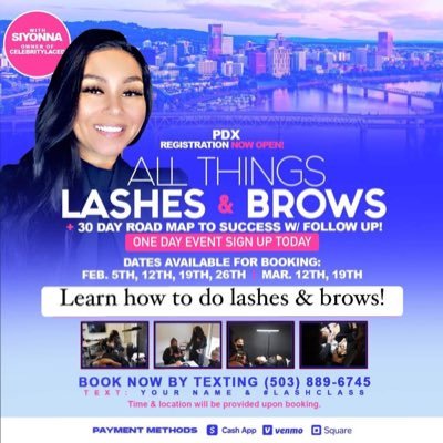 Become your own lash boss! Wigs and weave trainings available as well! Enter this billion dollar business! Sign up today! #celebritylaced