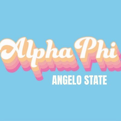 The Official Alpha Phi Chapter at Angelo State University!