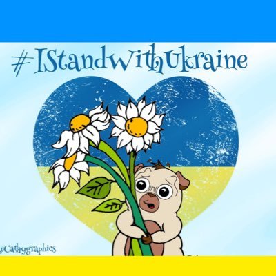 I’m Winifred The Glorious Resister Pug. 🌊 I’m a sweet calamity 🐾 🐶 @CathyGraphics3created me to spread some joy on Twitter 💙💞🥰