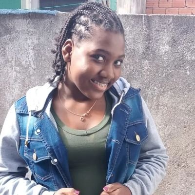 Isabelly Oliveira da Silva 
12 anos
solteria e a procura de namoro 
capricórniana 
confie em vc mesmo que ninguém não confie👍🏽🤝🏾