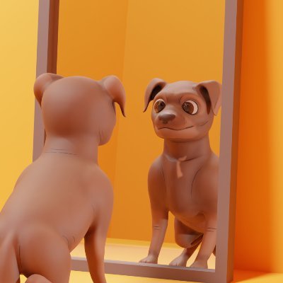 Dogs Looking In Mirrors is an NFT collection of 5,000 animated unique 3D dogs admiring themselves in a mirror. Join our Discord https://t.co/Sk9RmaLRLi