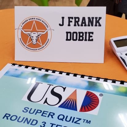 J.Frank Dobie HS
Twitter admin: Coach (Dr. V) @drverhofstad
Coach
Bob Daugherty (Mr.D)