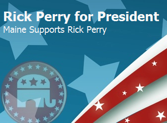 MaineforPerry's profile picture. Mainers doing our part to ensure that Rick Perry wins the Republican nomionation.   Perry Memorabilia at http://t.co/YzsIJpF5tE