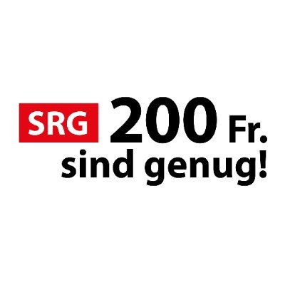 SRG-Initiative «200 Franken sind genug!»