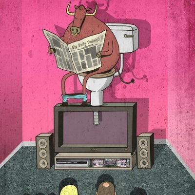 Profile picture is an illustration made by Steve Cutts (see https://t.co/RaMrLvfrRc)