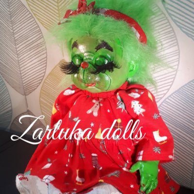 Welcome to Zarluka Dolls. I am the creator of these bespoke dolls. All my dolls come with a hand written thank you note. These are not for children under 12.