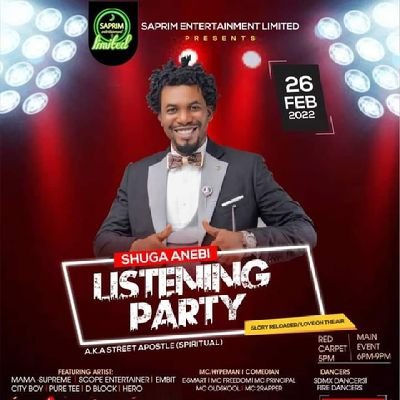 I'm a Nigerian musician, a music writer and composer full with spiritual songs.