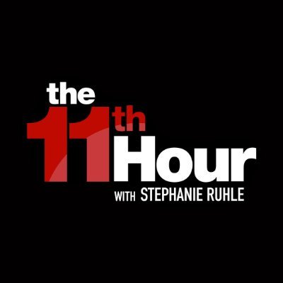 The official Twitter account for The 11th Hour With @SRuhle on @MSNBC. Watch weeknights at 11PM ET. #11thHour