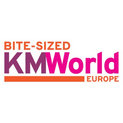 Bite-sized KMWorld, a brand new half-day webinar delivering knowledge & info for knowledge & info pros. 10 April 2024. Programme at https://t.co/7q91j8oc42