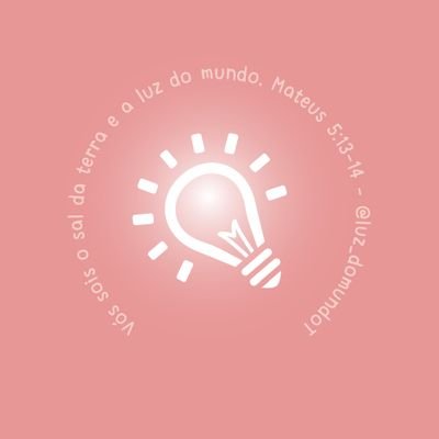 ASSIM RESPLANDEÇA A VOSSA LUZ DIANTE DOS HOMENS, PARA QUE VEJAM AS VOSSAS BOAS OBRAS E GLORIFIQUEM A VOSSO PAI, QUE ESTÁ NOS CÉUS. MATEUS 5:16🙌❤️
@luz_domundot