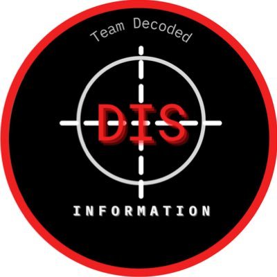 team_decoded's profile picture. Join us in the fight agaisnt DISINFORMATION