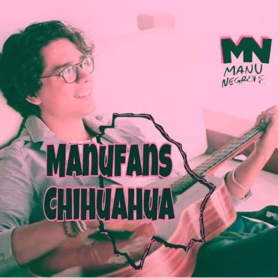 Club de Fans reconocido x @manu_negrete ✨
Sede Chihuahua  (Chih., B. C. N., B. C. S., Son., Sin. y Dgo.) #MANU #Perdón 🎶 
¡Unete! mandanos DM 📬