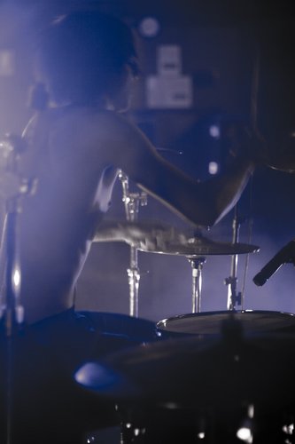 I play drums in a band called Dakota Calling! Follow me! :)
