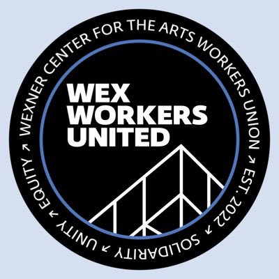 Proudly representing the workers at the Wexner Center for the Arts ❤️🔥