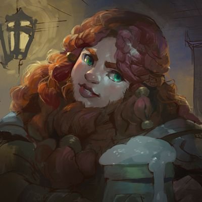 A dwarf woman down on her luck. A criminal. Hairy and sweaty woman.
Thief Rogue.
https://t.co/aC41BhNLVo
Admin: She/Her, Lesbian AF