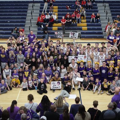 A valley game wouldn’t be the same without the tribe 💛💜 Follow for cheer block themes, updates, and sports announcements! #ItsBetterInTheValley