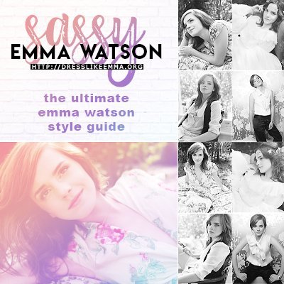 Sassy! is the largest style collective of Emma Watson. We are dedicated to bringing you guides to stylize and beautify with her extraordinary style. Since 2005.