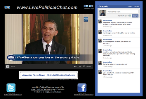 Political_Chat's profile picture. Chat live during political debates.