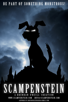 I'm a little monster of a dog. With your help my story is hopefully going to be made into a graphic novel and then an animated feature film #believe