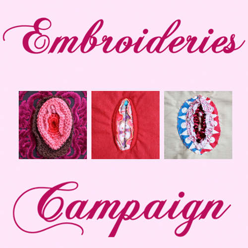 A creative campaign run by the Shoreditch Sisters WI @londonWI raising awareness about FGM/C, we're making a quilt of embroidered vulvas! xx