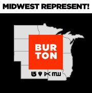 Representing Burton Snowboards, Anon Optics and Red Protection in the Mighty Midwest