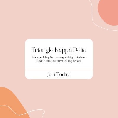 Official Twitter of the Triangle KΔ Alumnae Chapter.
Building Confidence. Inspiring Action.
#TriangleKD