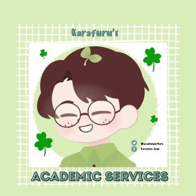 acadhelperKara's profile picture. forte: essays, poems, jhs subjects,and more! 

academic servant since August 2021, catered 200+ commissions. 

✉: karafurujade@gmail.com
fb: Karafuru Jade