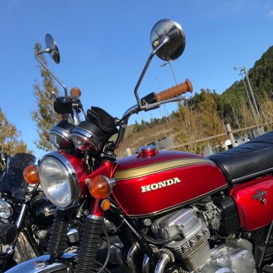 1971年式の国内CB750fourk1に乗っています。時々キャンプ飯を作りに走ります。。I'm riding a 1971 cb750 four k1. It is a famous old and cool bike made by HONDA in Japan. #cb750four #バイク好きと繋がりたい