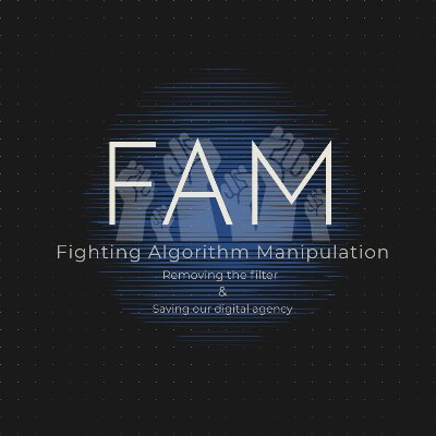 FAM_Comms's profile picture. Removing the stigma that applies to algorithms that manipulate us and our identities. Ran by a student-led campaign team at the University of Exeter!