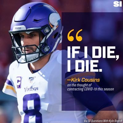 Kirk, modestly, is the best to ever do it! Name another QB who rolls up in your grandma’s van and drops the greatest stats you’ve ever seen! 😤😤