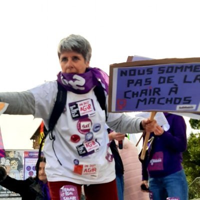 IsabelleProno's profile picture. Féministe,lesbienne , syndicaliste , athée.
"Résister , c'est vivre"