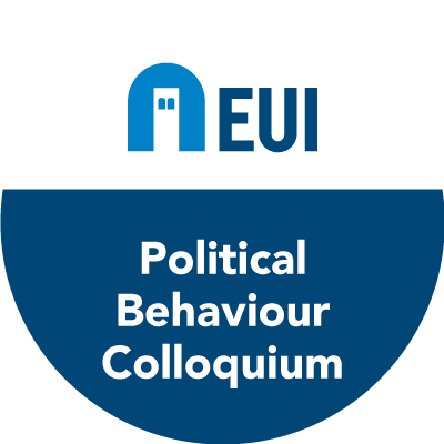 Political Behaviour Colloquium at @EUI_EU | Sponsored by prof. @EliasDinas, co-organised by @max_bradley94 & @sadiq_madiha