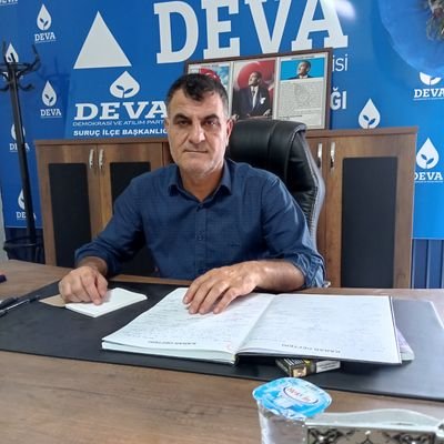 SURUÇ DEVA PARTİSİ İLÇE BAŞKANI
HARAN ÜNİVERSİTESİ TOPRAK BİLİMİ BÖL ZİRAAT FAKÜLTESİ