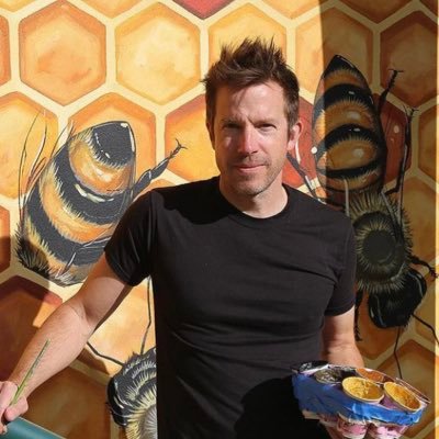 Artist/President/Founder of The Good of the Hive - an art project based on a personal commitment to hand-paint, 50,000 honey bees in murals around the world.