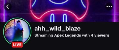 Make sure to check out my twitch for some great content! @ahh_wild_blaze 
-Apex Legends, Competitive Gaming, 4/20 friendly & positive vibes only!