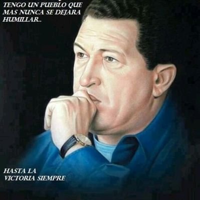 Chavista, revolucionario, fiel al legado del Comandante.