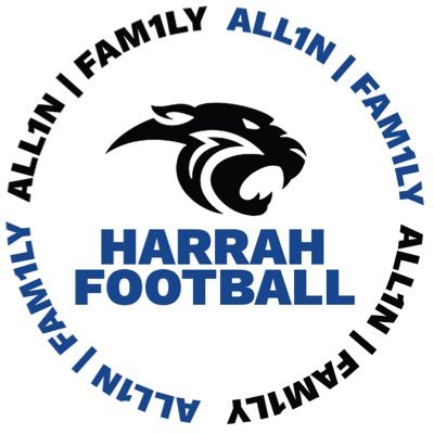 Official Twitter Account of Harrah Football - Head Football Coach @CoachBliek  #FAM1LY | #ALL1N 😼🤟