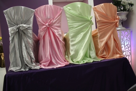 Specialty Linen rental, chiavari chairs, Decorative accessories.