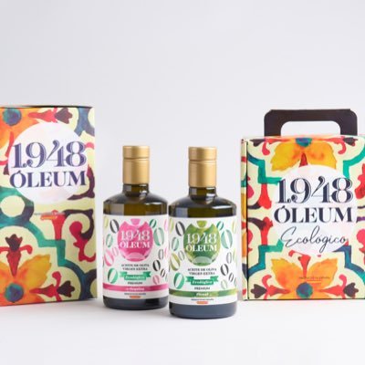1948 Óleum: Aceite de Oliva Virgen Extra ECOLÓGICO de cosecha temprana. Un AOVE premium de las variedades Picual y Arbequina de la Campiña Sevillana.