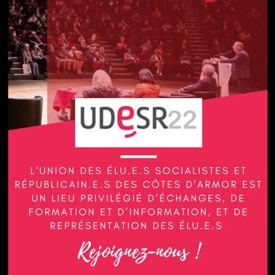 Uesr22's profile picture. Compte de l'Union des élus socialistes et républicains des Côtes-d'Armor (UESR 22).