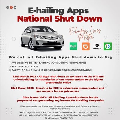 Driver of ehailing platform who is worried about safety of our clients from this app company