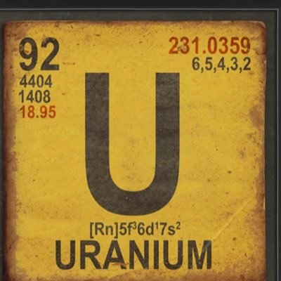 100 % focused uranium. Nothing tweeted should be construed as investment advice do your own DD