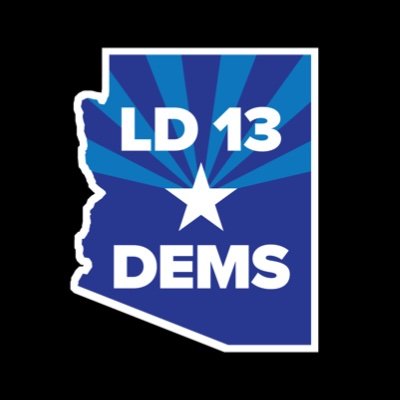 AZ LD13Dems. Chandler, Sun Lakes, Gilbert. Monthly mtgs 1st Tues, virtual for now. RTs/follow doesn't = endorsement.