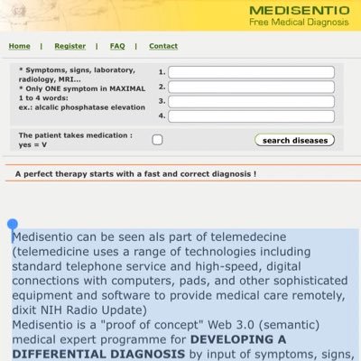 Medisentio is part of telemedecine and a 