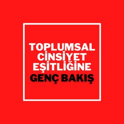 Toplumsal Cinsiyet Eşitliğine Genç Bakış adlı projenin sosyal sorumluluk platformudur.
https://t.co/MTV9t31wiD