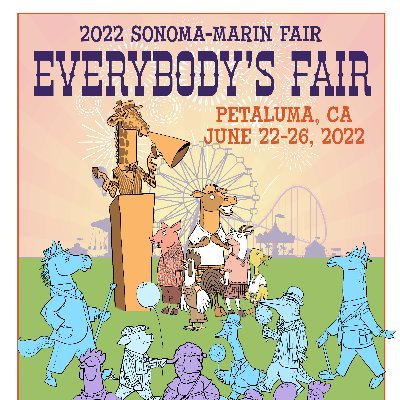 Join us for the 2022 Sonoma-Marin Fair! Visit our website for contests, activities, ag showcases, & exhibits and more!