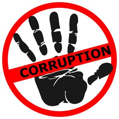 Corruption is criminal.