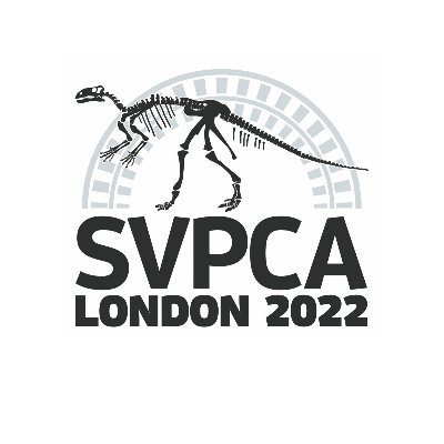 Symposium on Vertebrate Palaeontology and Comparative Anatomy 2022, being held at the Natural History Museum, London. Lead organiser: @tweetisaurus; #SVPCA2020