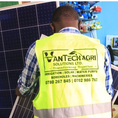 We provide  #water & #energy Solutions for Agricultural production growth. #Drip #sprinkler #Irrigation #solar systems , 
E:info@vantech-agric.com.☎ 0702986762